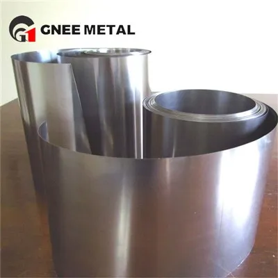 Feuille d'alliage de niobium et de zirconium